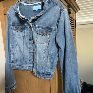 Draper James Jean jacket size L